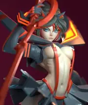 1/4 RyukoCosplay/Sculpture Unpainted or Fully Painted Made to order Mature