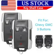 2 Remote Key Case Shell Fob 3 Button for Chevrolet Silverado GMC Sierra Canyon