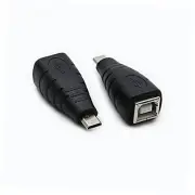 USB 2.0 Micro USB Male to USB B Female OTG Adapter (2 Pack)