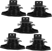 CHILDWEET Plastic Adjustable Deck Supports Pcs Set Deck Foundation Post Supports DIY Height Adjustment Stable
