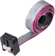 XYWHPGV IDC Wire Flat Cable FC/FC Connector A-type 6Pins 2.54mm Pitch 30cm Length Gray(2ed51 4f8f9 3dc48 2d22d 99b93 4fa2f