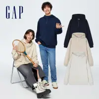 在飛比找momo購物網優惠-【GAP】男女同款 Logo帽T-多色可選(889283)