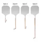 Detachable Pizza Peel Pizza Shovel Turning Peel Durable with Wooden Handle Pizza