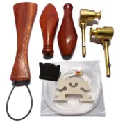 Morin khuur Upper Lower Bridge Horse head fiddle Pegs Strings Tailpiece Cord 馬頭琴