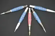 NEW! Hexxal Blue/Pearl or Red/Pearl Sierra Ballpoint Pens - Pick your Finish
