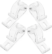 TOPPERFUN 4 Sets Blind Cord Cleats Easy to Install Plastic Retainers for Window Blinds Repair Kit Cord Stabilizers for Drapery and Functional
