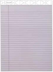 TOPS Prism Plus Colored Legal Note Pads, 8 1/2 x 11 3/4, Orchid, 50 Sheets, Dozen TOP63140