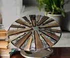 Custom Clear Epoxy Console Table Bar Desk Top Elegance Acacia Wood Furniture Dec