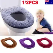 Bathroom Toilet Seat Closestool Washable Soft Mat Cover Pad Cushion Lid Covers