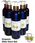 PURE ORGANIC Aloe Vera Gel Anti Aging CERTIFIED 99% Aloe Hair Growth Moisturiser
