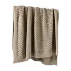 Bianca Sofala Polyester Throw Rug Chenille Sofa/Bed Decor 170x130cm Taupe