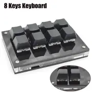 For Windows MacOS Android USB Mini 8-keys Mechanical Keyboard Shortcuts Password