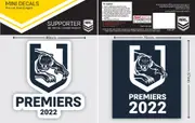 Penrith Panthers NRL 2022 Premiers Mini Premiership Decal Stickers