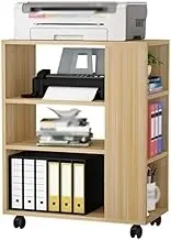 Printer Stand Printer Stand Shelf Floor-Standing 3-Layer Fax Machine Stand for Printer Shelf Office Printer Desktop Stand Printer Stand with Storage