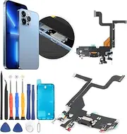 for iPhone 13 Pro Charging Port Flex Cable Replacement for iPhone 13 Pro Replacement Charging Port USB Charger 13 Pro Dock Connector Board with Tools