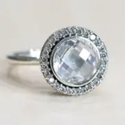 New Authentic Pandora Brilliant Legacy Ring Size 50 190904CZ W Hinged Box