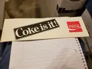 Coca - Cola Paper Hat - 1970's? unused - Coke is it!