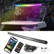 42'' Curved LED Work Light Bar RGB Chasing For Kawasaki Teryx 750 800 KRX 1000