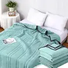 Blanket Bed Decor Quilt Ice Silk for Summer Sleep Lightweight Absorbent