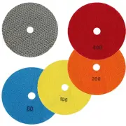 High Quality 4 Electroplated Diamond Sanding Pad Grinding Disc for Tile