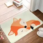 Sleepy Fox Doormat Rug carpet Mat Footpad Bath mat Balcony Parlor Absorbent