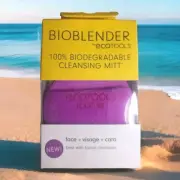 Pk Of 2# Ecotools Bioblender Facial Cleansing Sponge Mitt Bio, Exfoliating
