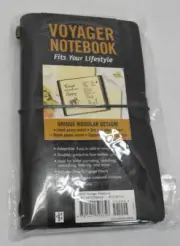 Voyager Notebook Fits your Lifestyle Black Hardcover Book Pauper Press