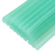 Mini Hot Glue Sticks for Glue Gun 4-inch x 0.28-inch Luminous Blue-Green 30Pcs