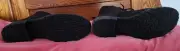 very G Lenna Leopard Combat boots black double zipper size 10 BENIFITS CHARITY