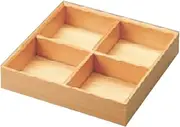 Yamasita Craft 11591040 Kazumi Kiwami Mini Shokado Bento Box, 8.3 x 8.3 x 1.9 inches (21 x 21 x 4.8 cm)