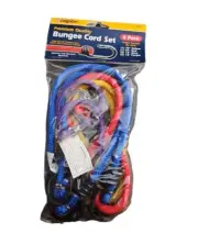 CargoLoc Bungee Cords - High Tensile Steel Hooks 6 Pc. Assortment - Bungee Cords