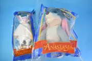 1990's Burger King Happy Meal toys Anastasia Pooka & Bartok SEALED Plush