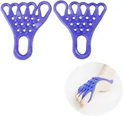 DeaHea Yoga Toe Stretcher Heel Foot Stretch Gel Band 5 Toes Separator Spacer Corrector Spreader Straightener for Fitness Bunion Relief Overlapping Hammer Toes Hallux Valgus Bunionette Relief