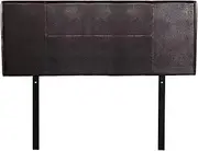 PU Leather Double Bed Headboard BedHead - Brown