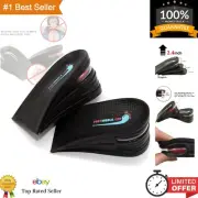 Unisex Air Cushioned Height Increasing Insoles - Boosts 2.5 Inches Comfortably