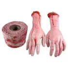 Halloween Bloody Hands Spooky Severed Fake Hands Bloody Gauze Vampire Makeup