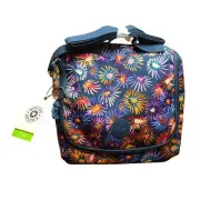 NWT Kipling Kichirou Insulated Lunch Bag Polyester Flower Firework
