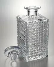 Vintage Scotch Whiskey Whisky Bourbon Decanter Glass Bottle 750ml