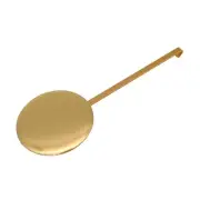 Customizable Pendulum for Wall Clocks DIY Metal Accessory in Gold Color