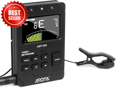 3 in 1 Digital Metronome Tuner Rechargeable Guitar Bass Violin Ukulele US