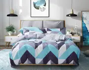 Kian Quilt/Doona/Duvet Cover (Super King Size Bed) M420 Grey Green