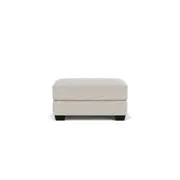 Adeline ottoman in Reid Fabric Dove