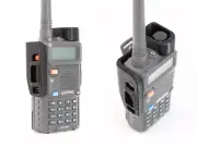 Baofeng UV5R Cage - PTT & Volume Knob Cover Guard Exoskeleton - 3D Printed