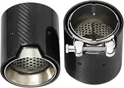 Compatible For BMW F20 F21 M135i M140i F30 M335i M340i F32 F33 F36 M435i M440i Carbon Fiber Muffler Tailtip Exhaust Systems(Frosted)