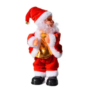 Electric Santa Claus Singing Dancing Doll Ornament Kids Toy