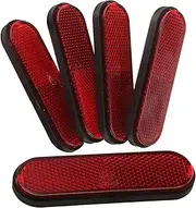 ULTECHNOVO 5pcs Replaceable Wheel Reflectors for Bikes High Reflective Warning Signs Compact and Durable Design Essential Safety Tool for Cycling Low Light Conditions