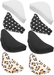 GOOHOCHY 4pairs Shoe Filler Inserts for Women and Men Breathable Soft Toe Plugs for Big Shoes Reduces Heel Slippage Comfortable Reducer for Heels Boots and Casual Footwear