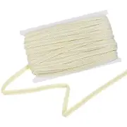 Gimp Braid Trim 1/2 Inch x 25 Yards Woven Trim Lace Ribbon Beige