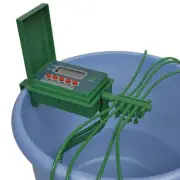 Irrigation System with Sprinkler and Timer Automatic Watering Garden Lawn 41597