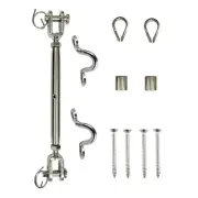 99 Pack - Stainless Steel Wire Rope Balustrading Kit Jaw/Jaw 7 x 7 Swages DIY